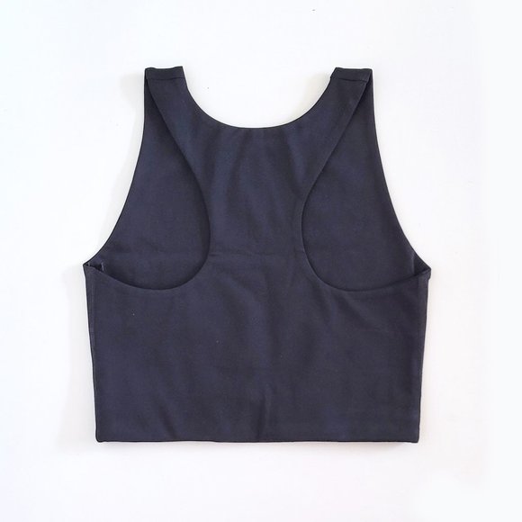 Girlfriend Collective Black Dylan Bra & RPET High-Rise Bike Shorts Set - Size XS - Picture 4 of 15